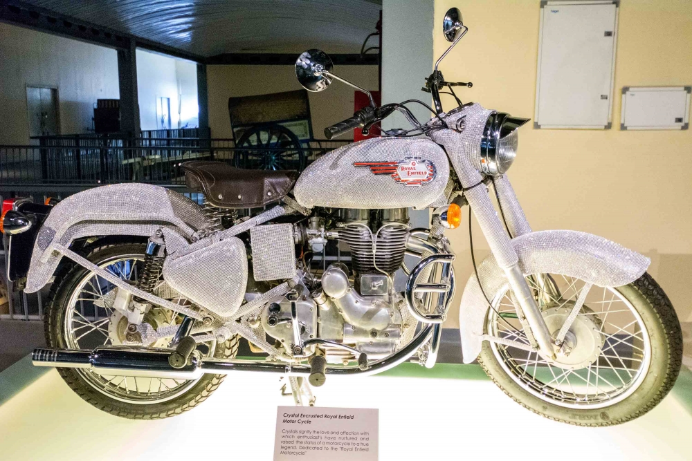 The Two-wheelers Gallery showcases the evolution of early two-wheelers in India including bicycles, scooters, motorcycles and mopeds.