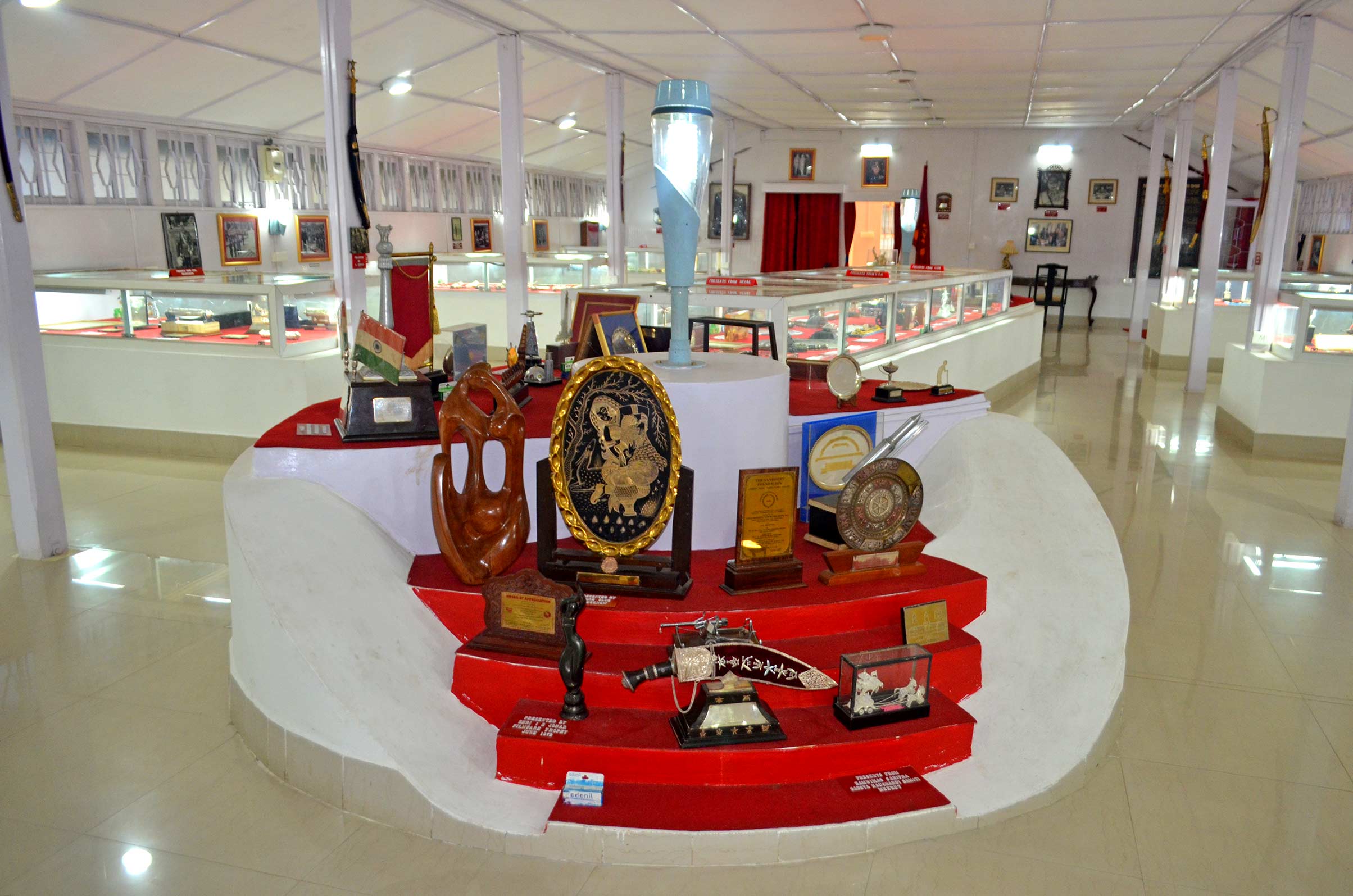 Awards and mementos on display at the Manekshaw Museum