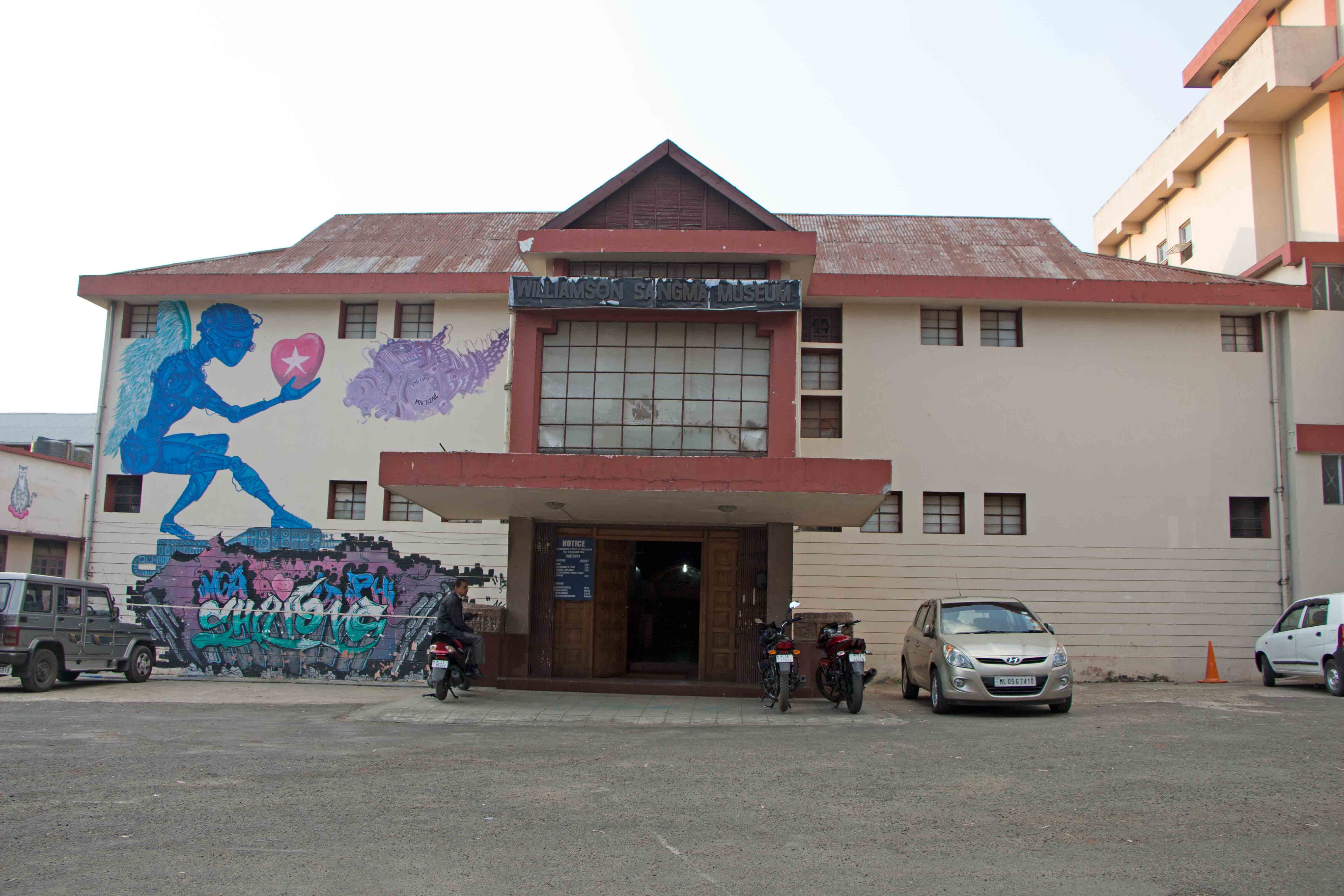 Entrance to the Williamson Sangma State Museum 